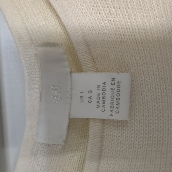 Women's ribbed long sleeve top large - Picture 3 of 4